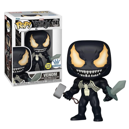 Venom with Sword (Glow) #1141 | Exclusive Funko Pop