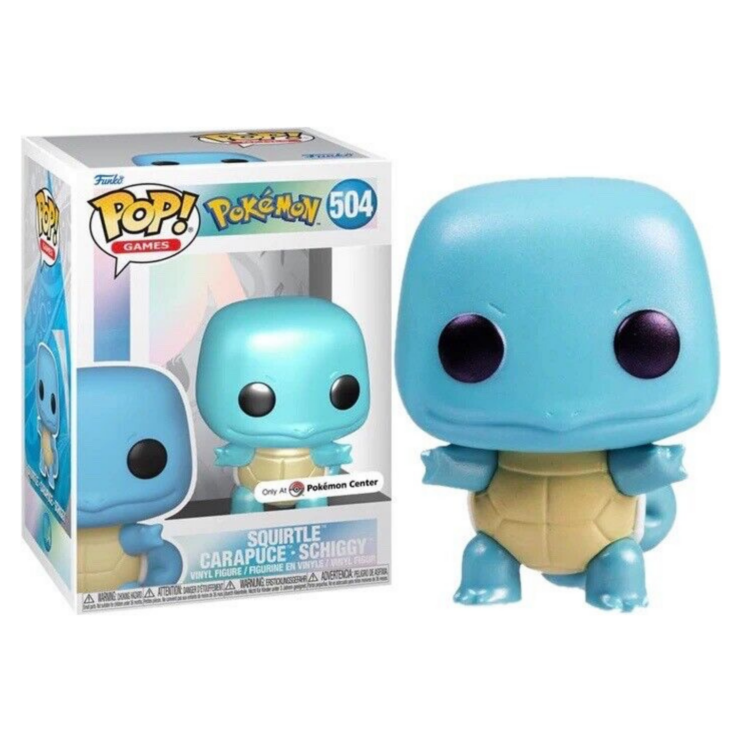 Pearlescent Squirtle #504 | Exclusive Funko Pop