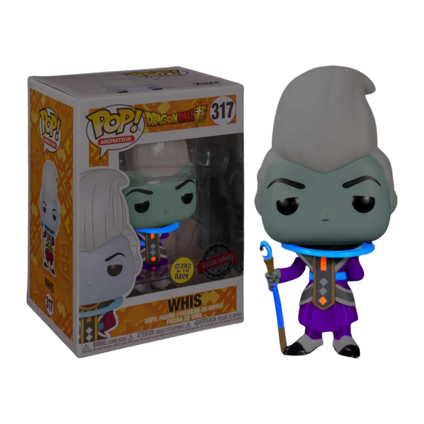 Whis (Glow) #317 | Exclusive Funko Pop